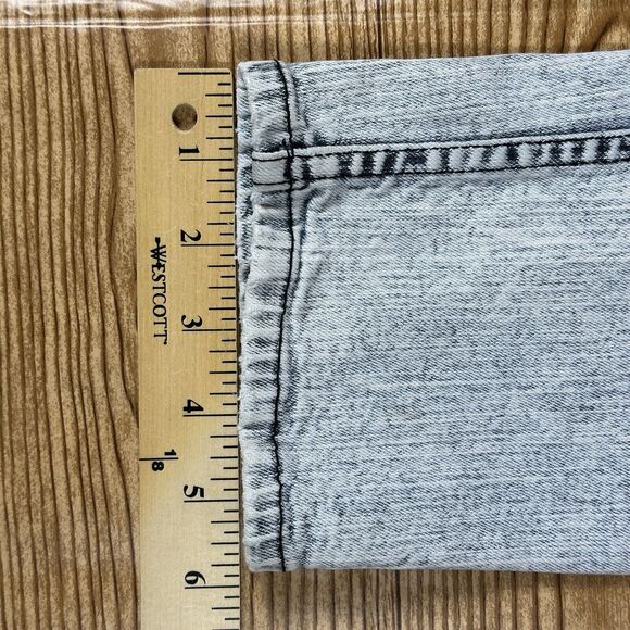 KC Conspirators Jeans Men’s  32x32 Gray Denim BUTTON FLY Skinny Designer - Picture 11 of 16